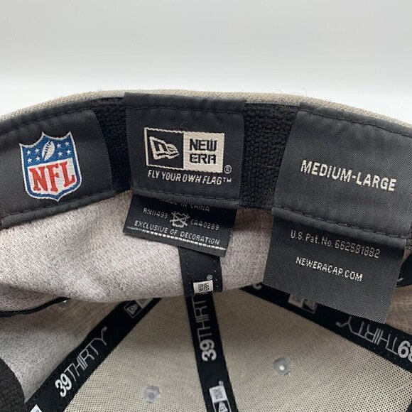 Indianapolis Colts NFL Gray Blue New Era 39Thirty Stretch Fitted Hat Mens M/L - Picture 5 of 5